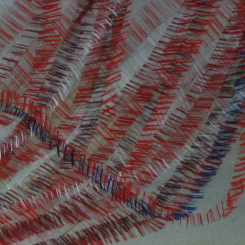 Strukturbahnen ( Bewegte Farbbahn ), 2012