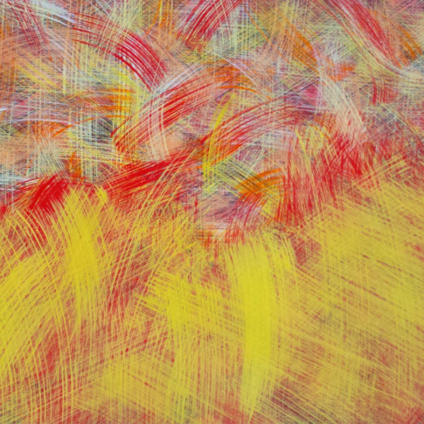 Farbliniengeflecht 3(CadmiumGelb u.-Rot), 2016